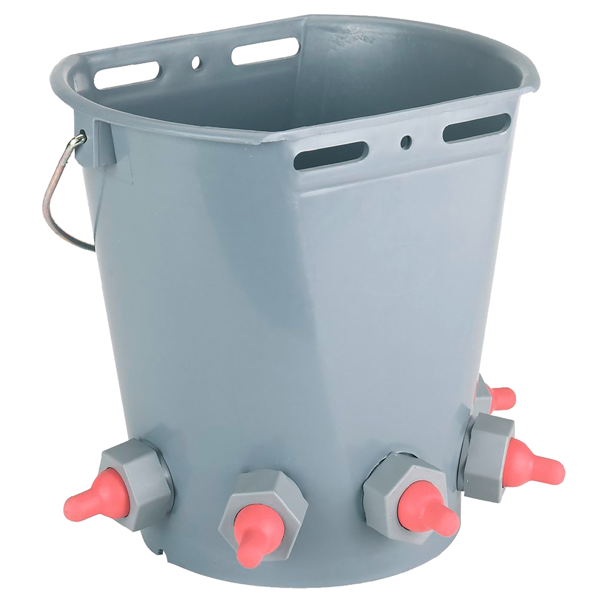 Balde Plástico Ovinos Com 5 Tetinas KERBL