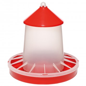 Comedouro de Pl�stico c/Grelha p/Aves 6KG FAPLANA