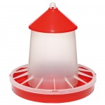 Comedouro de Pl�stico c/Grelha p/Aves 6KG FAPLANA