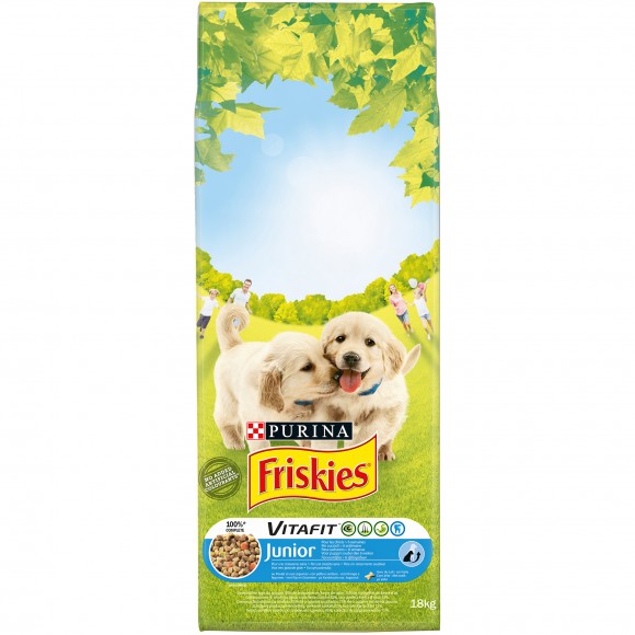 Alimento Seco Para Cão Júnior 18 KG FRISKIES Alimento Seco Para Cão Júnior 18 KG FRISKIES