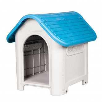 Casota Para C�o Pl�stico Cottage Azul 75X59X66 CM STRONG