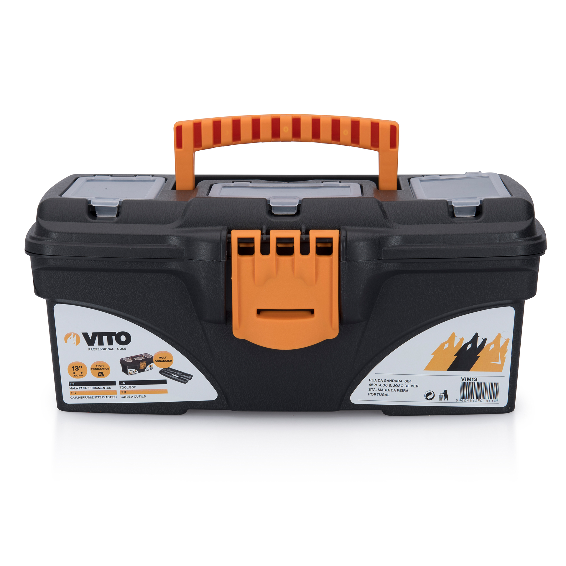 Caixa Ferramentas Amarela 12/5P 312 MM VITO