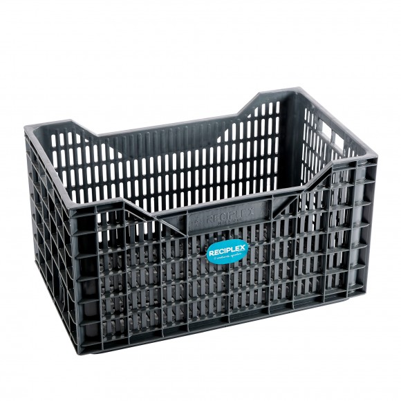 Caixa Contentora Cinza 50 X 30 X 27 CM RECIPLEX