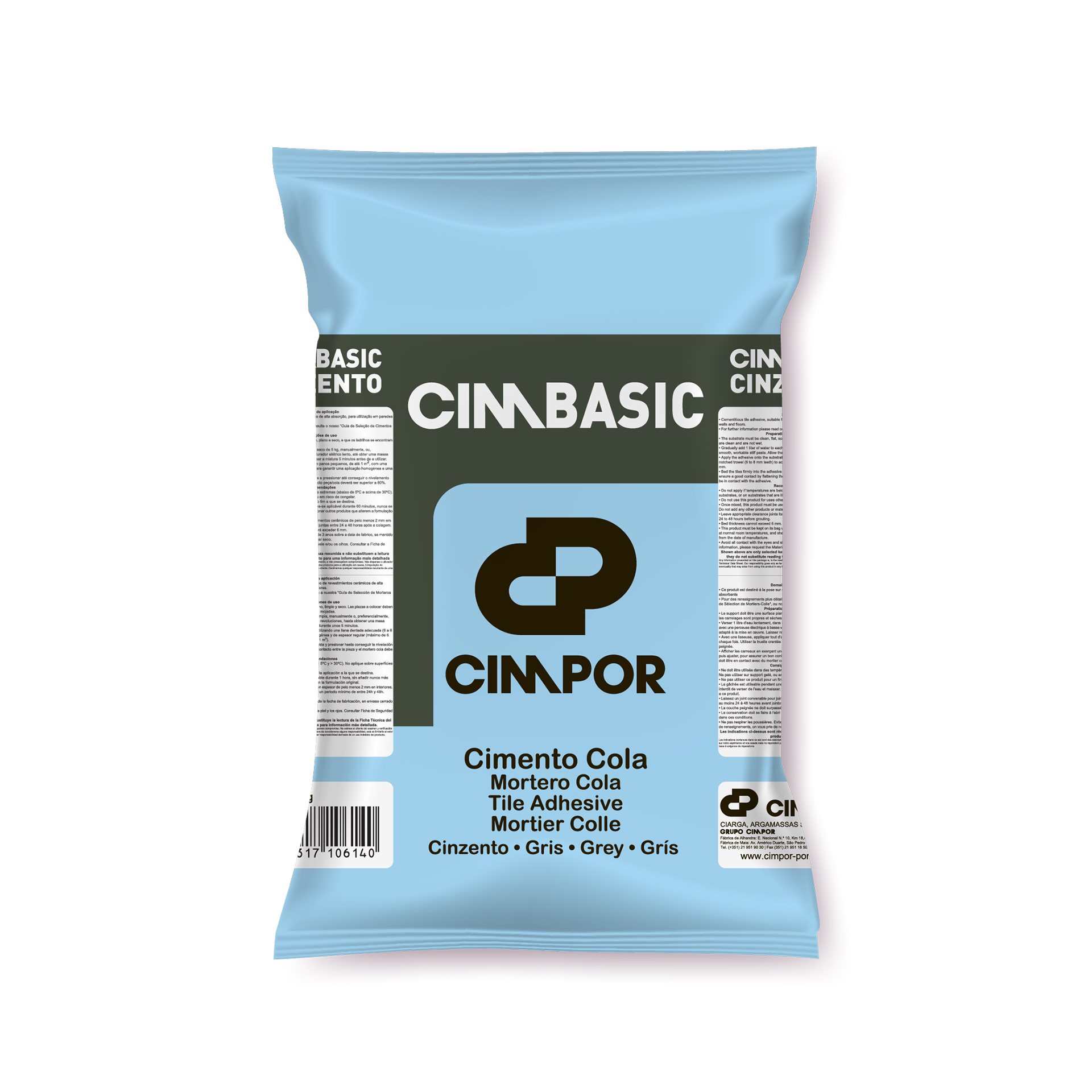 Cimento Cola Cinza Lacrilar 5KG