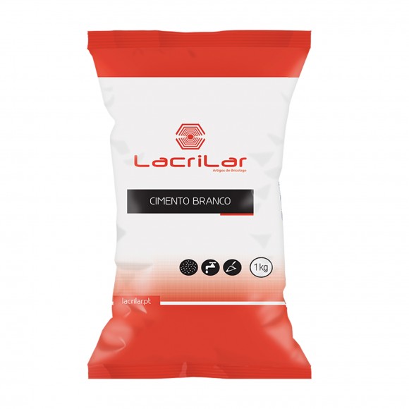 Cimento Branco Lacrilar 1KG