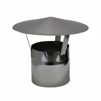 Chapeu Inox Redondo 80Mm