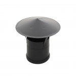 Chapeu Inox Redondo Pintado 80Mm