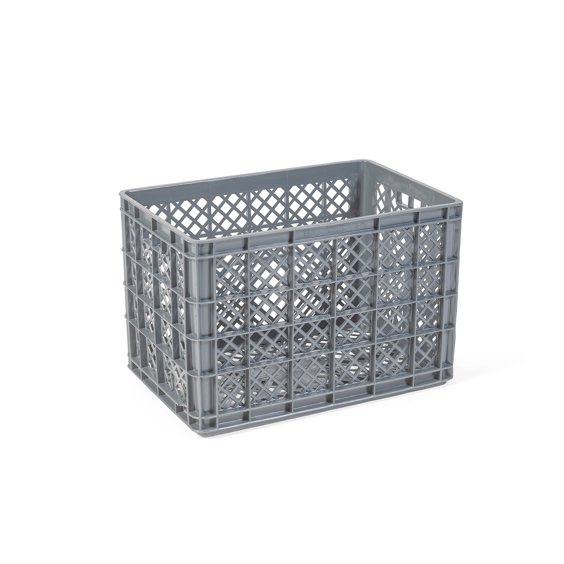 Caixa Contentora Cinza 60 X 40 X 40 CM RECIPLEX