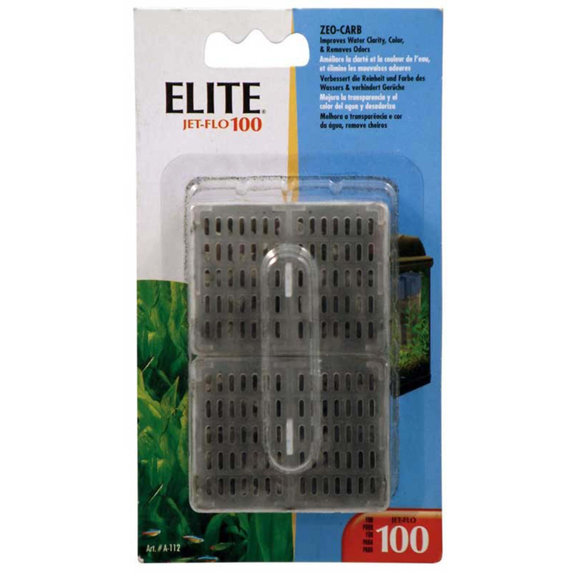 Carvão jet flo 100 zeo elite