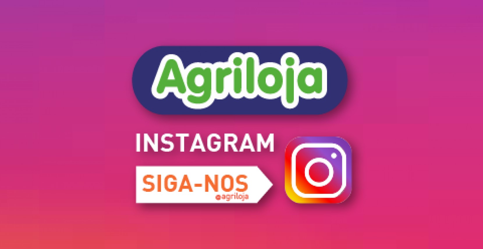 J estamos no Instagram!
