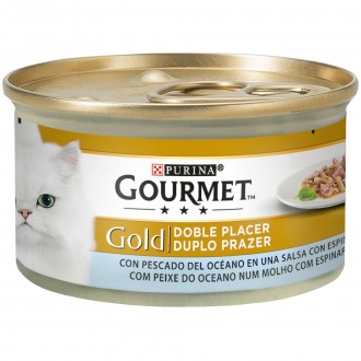 Alimento H�mido Para Gato Peixe 85 G GOURMET GOLD