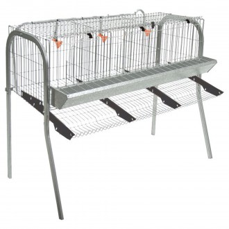 Jaula para 12 Galinhas com 2 Pisos GOMEZ Y CRESPO