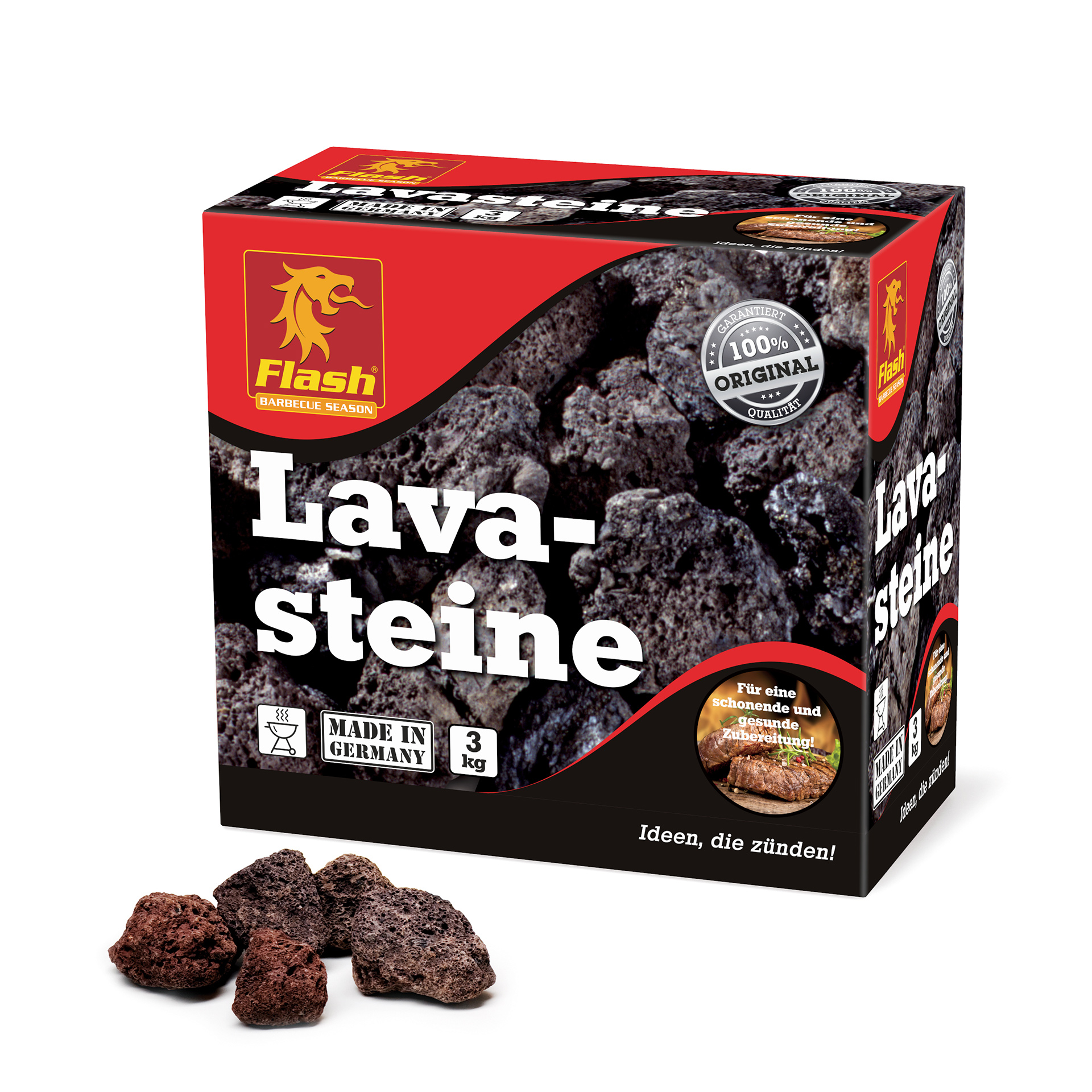Pedra Lava FLASH 3KG