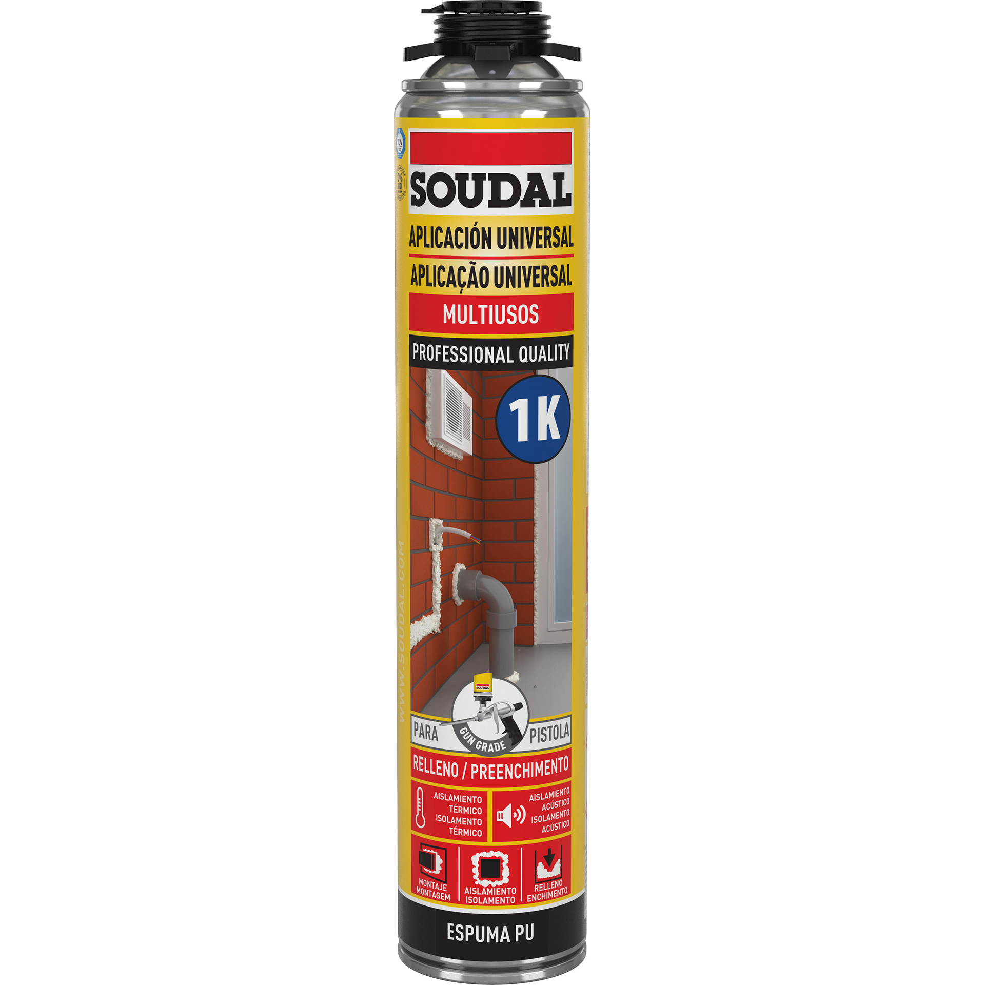 Espuma Pu Maquina SOUDAL 750ML
