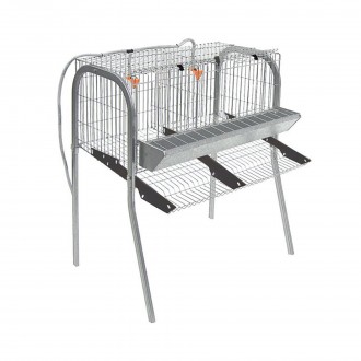 Jaula para 8 Galinhas Poedeiras 2 Pisos GOMEZ Y CR