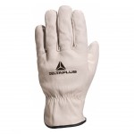 Luva Prote��o Mista Pele/Crute Cinza N10 DeLTa Plu