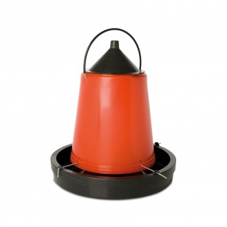 Comedouro de Pl�stico c/Tampa p/Aves 8KG FAPLANA