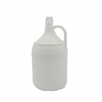 GARRAF�O DE VIDRO REVESTIDO A PL�STICO 5 L