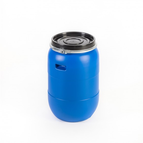 Barrica Azul Tampa De Cinta Com Cavidade 30 L