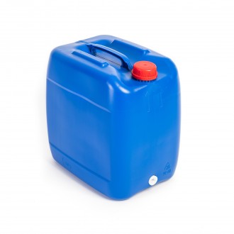 Garraf�o Azul Boca Estreita Com Adaptador 30 L