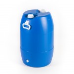 Barrica Azul Boca Estreita Com Asa 65 L
