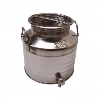 Contentor Inox Com Torneira 15 L