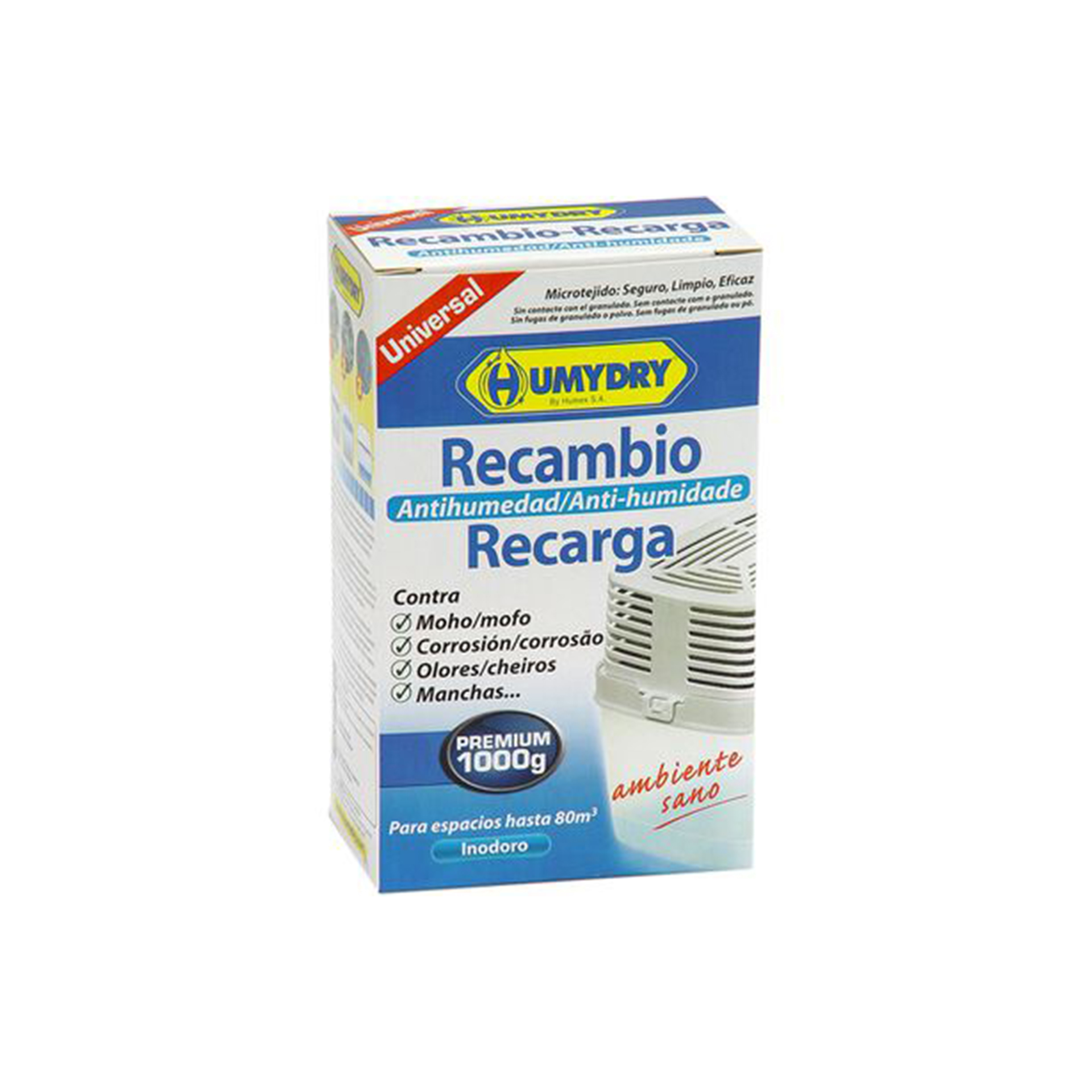Recarga Desumidificador Magnum 1 KG HUMYDRY
