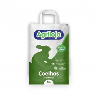 Ra��o Coelhos Granulado 700 5 KG  AGRILOJA