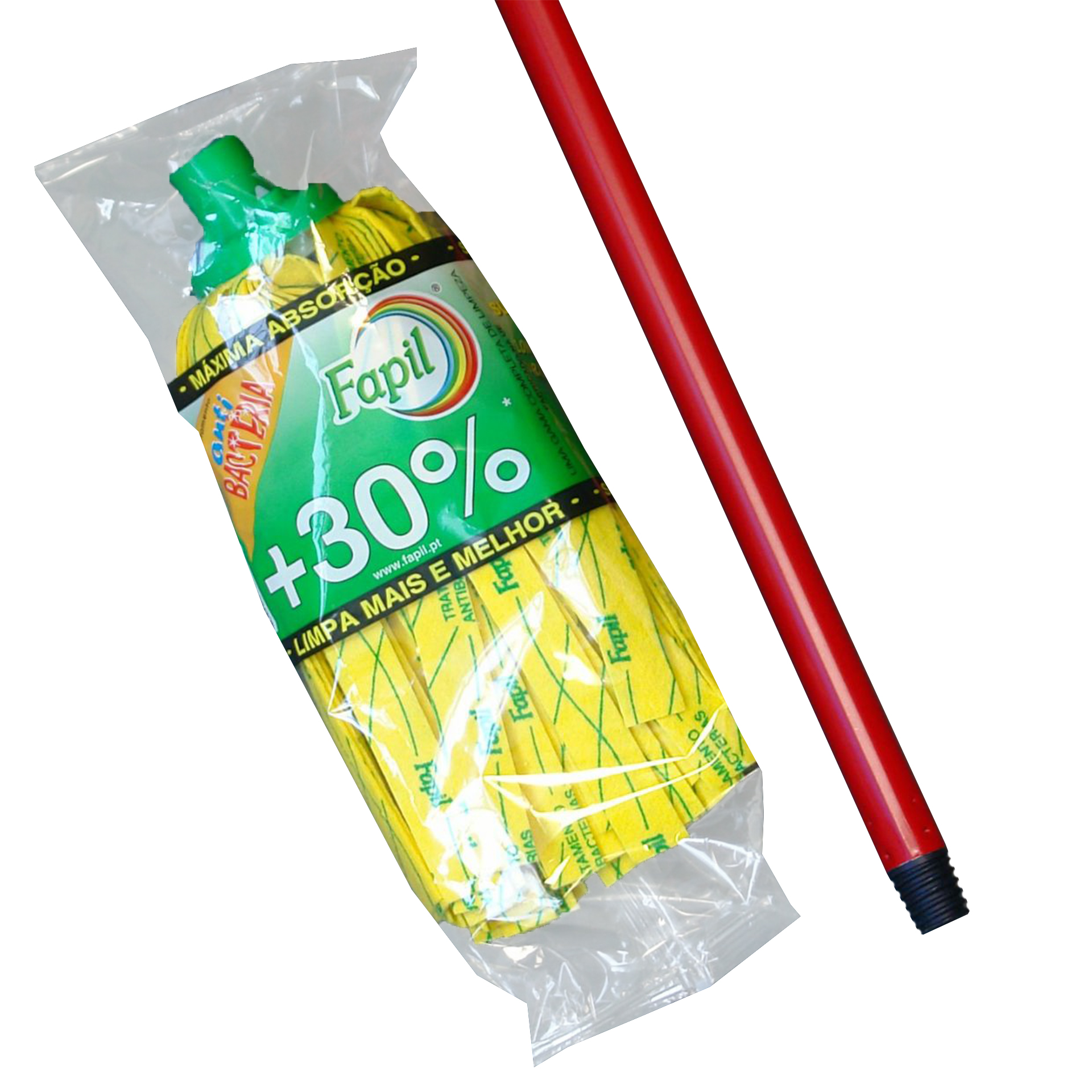 Esfregona Tiras Com Cabo Metal FAPIL