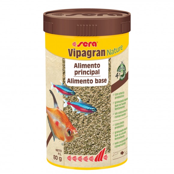 Alimento para Peixe Vipagran SERA 250ML
