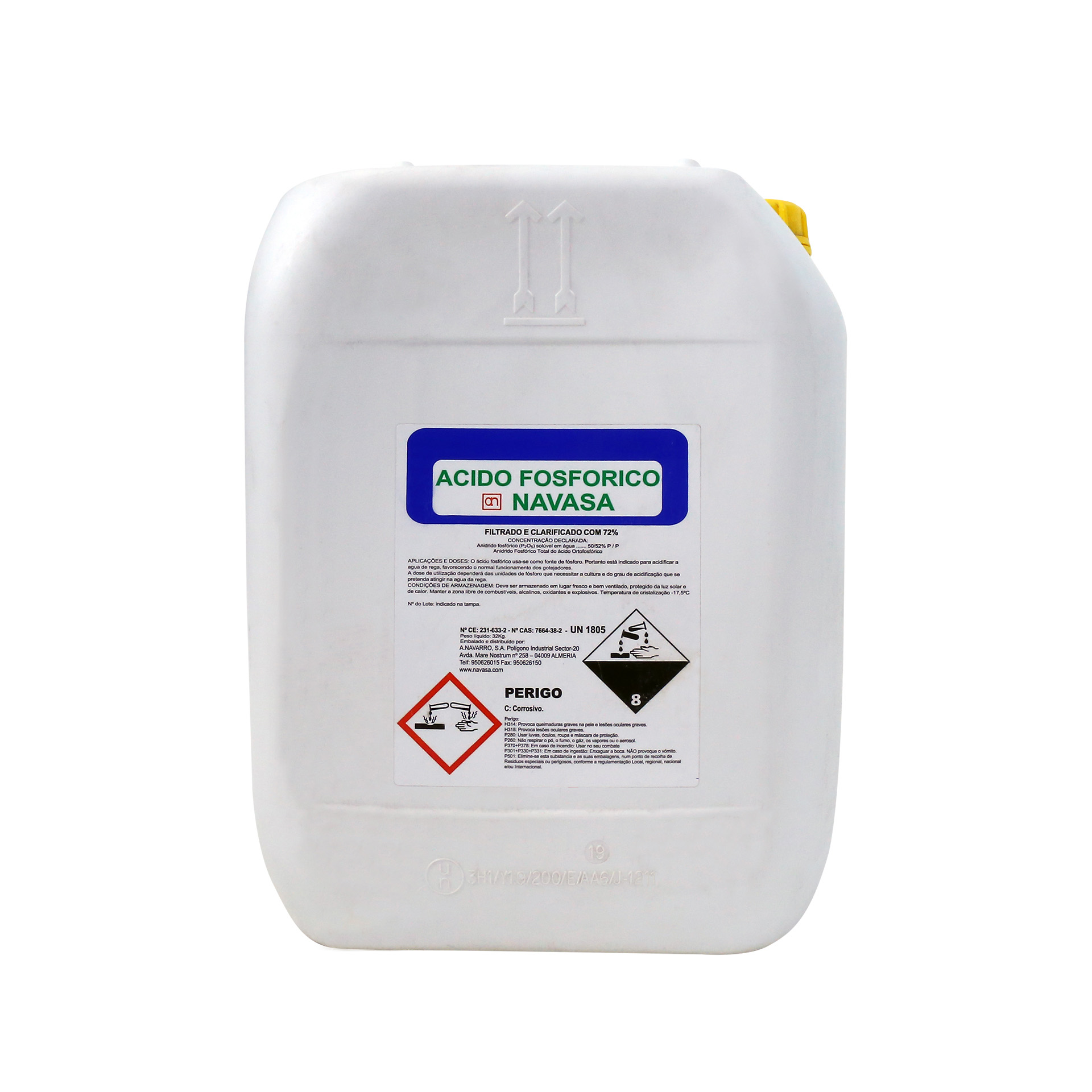 Acido Fosforico Navasa 72% 20LT DELTASOL