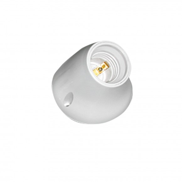 Suporte lampada curvo