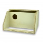 Ninho Madeira p/ Aves Agapornis