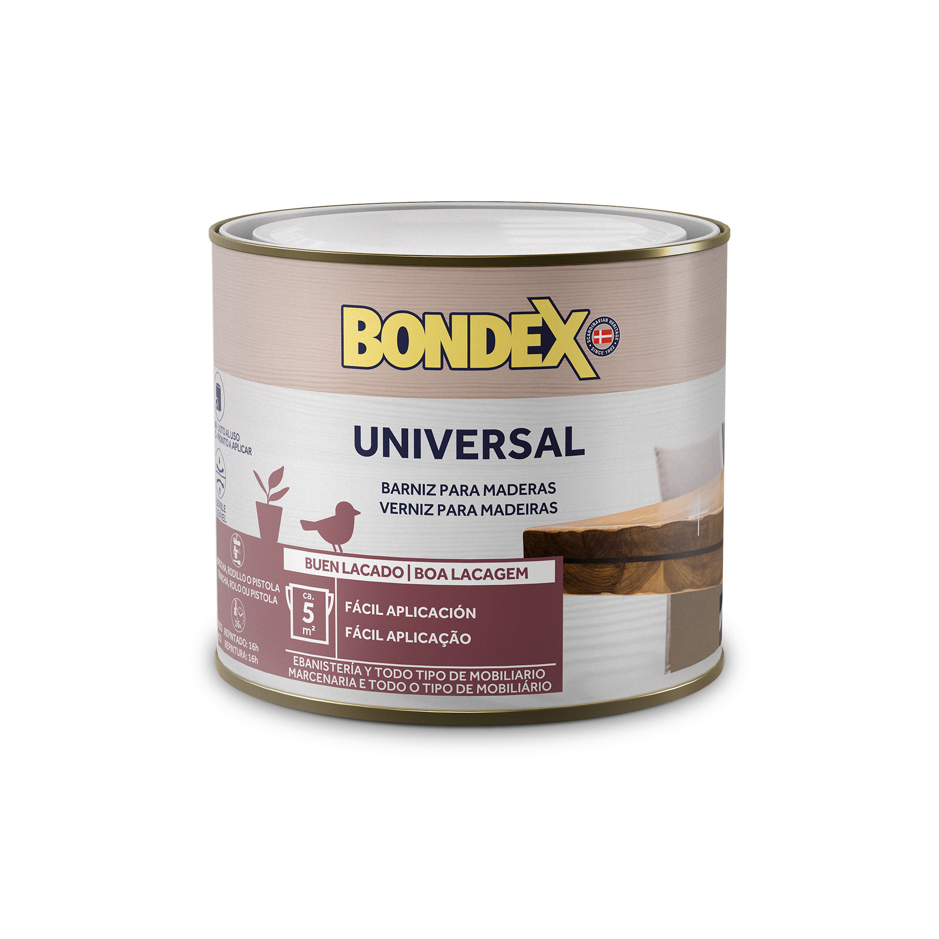 Verniz Universal Brilhante Mogno 375ML BONDEX