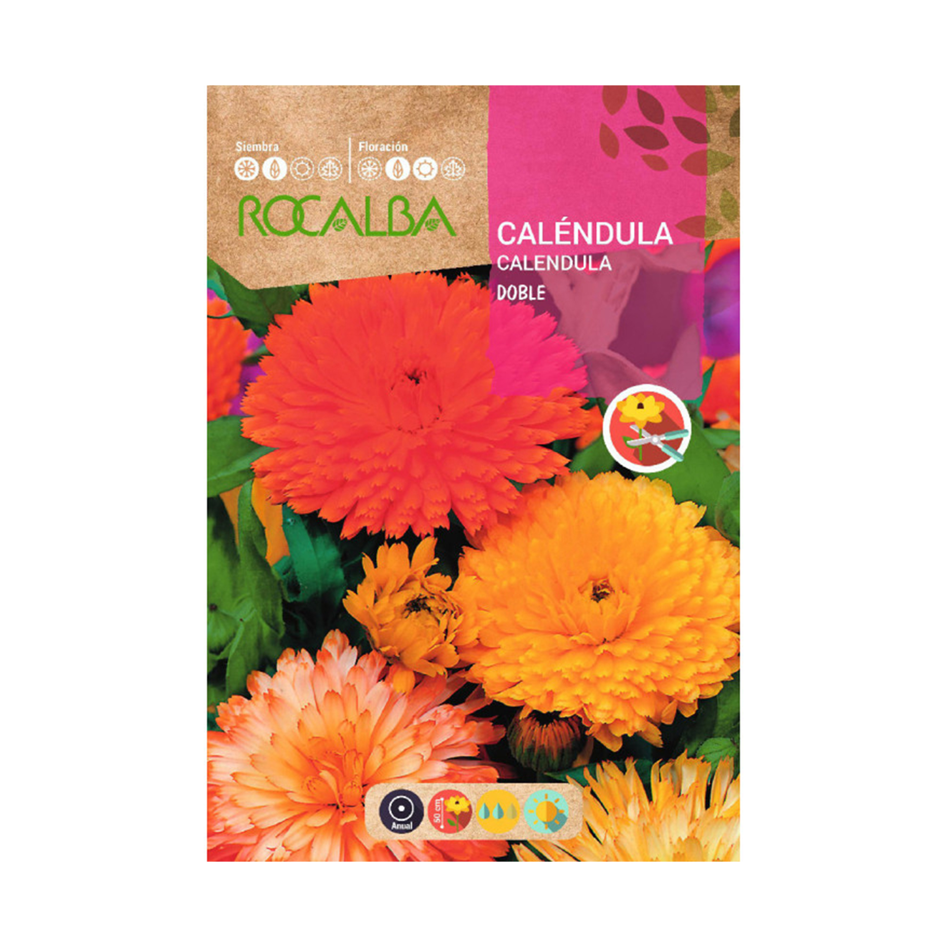 Calendula Dobrada 10 G ROCALBA