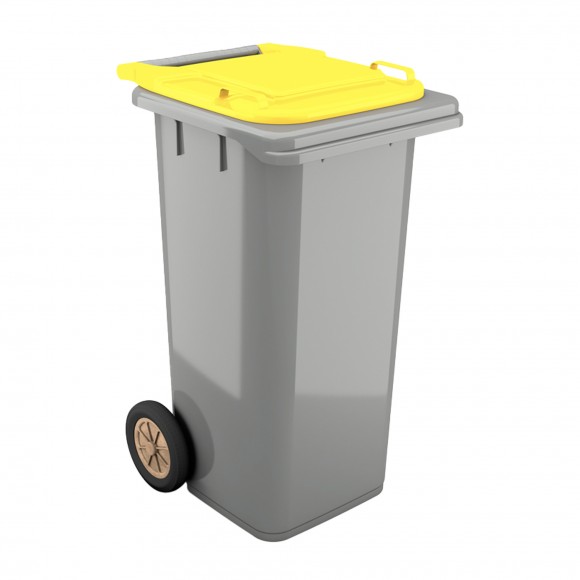Caixote Lixo Com Rodas 120 L PRACTILINE - SF0156278_00257