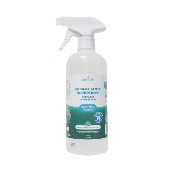 Desinfetante Superfcies Spray 80VV  500 ML