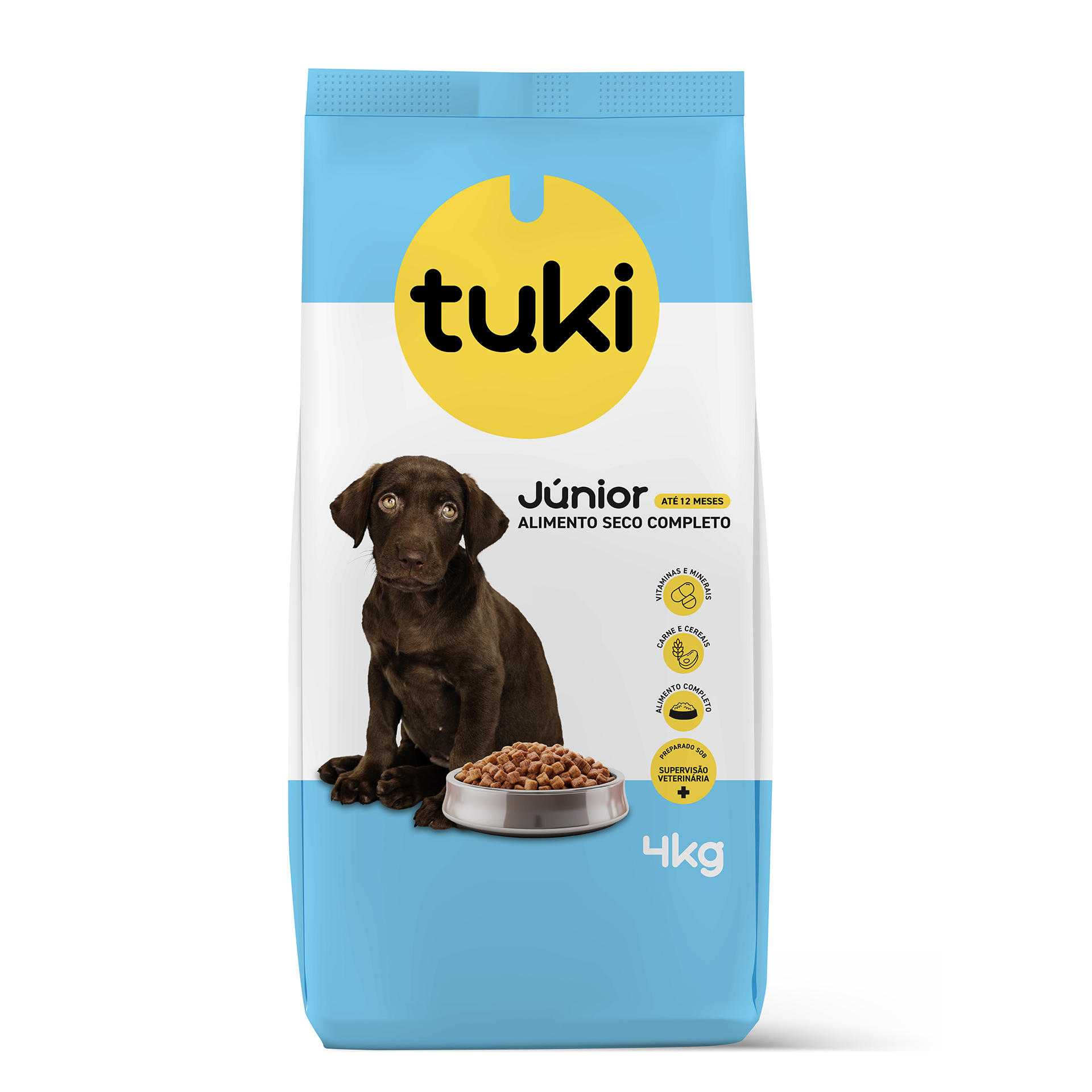 Alimento Seco Para Cão Júnior 4 KG TUKI