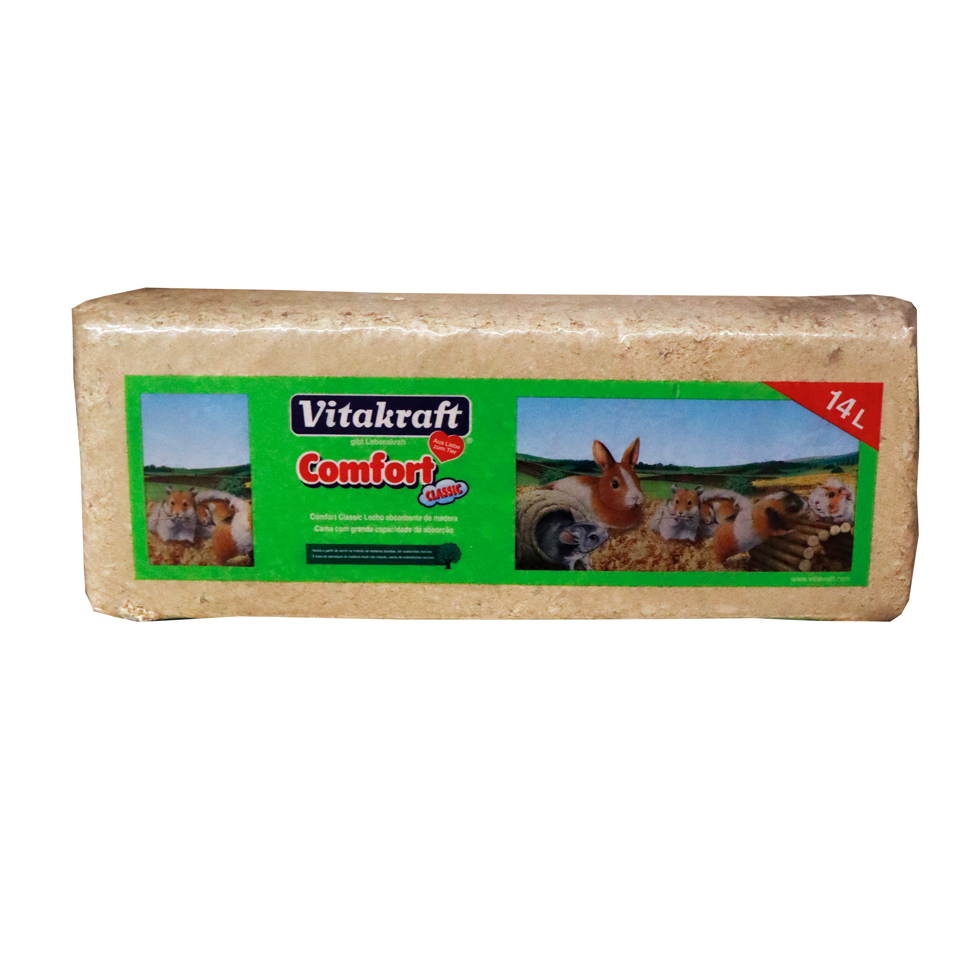 Aparas Madeira P/Roedores 14 L VITAKRAFT