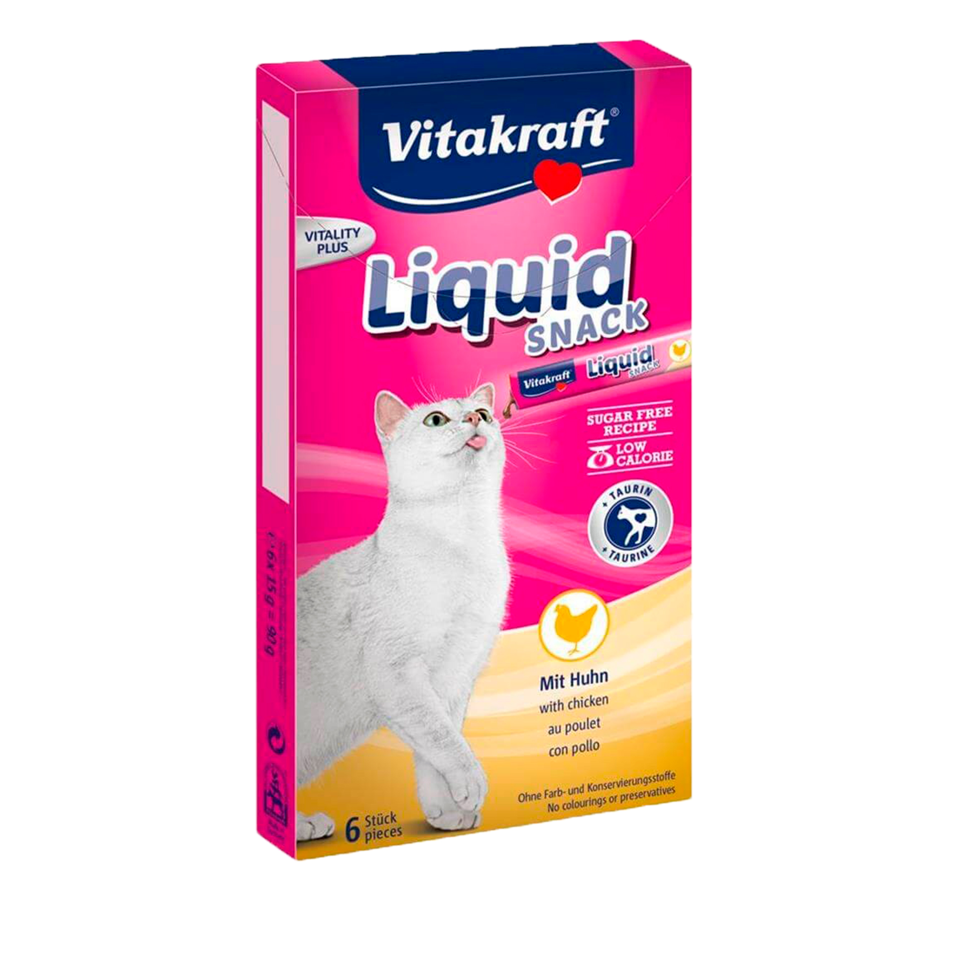 Snack Para Gato Líquido Frango Taurina VITAKRAFT