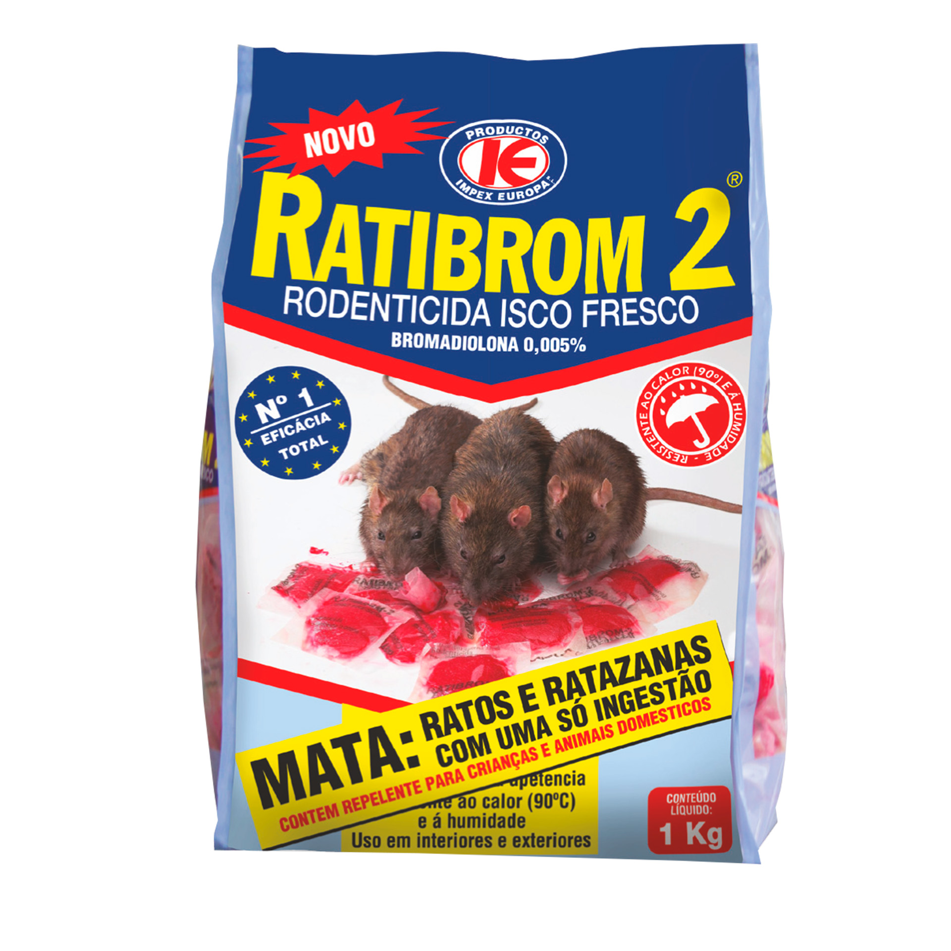 Rodenticida RATIBROM 2 Pasta 1 KG