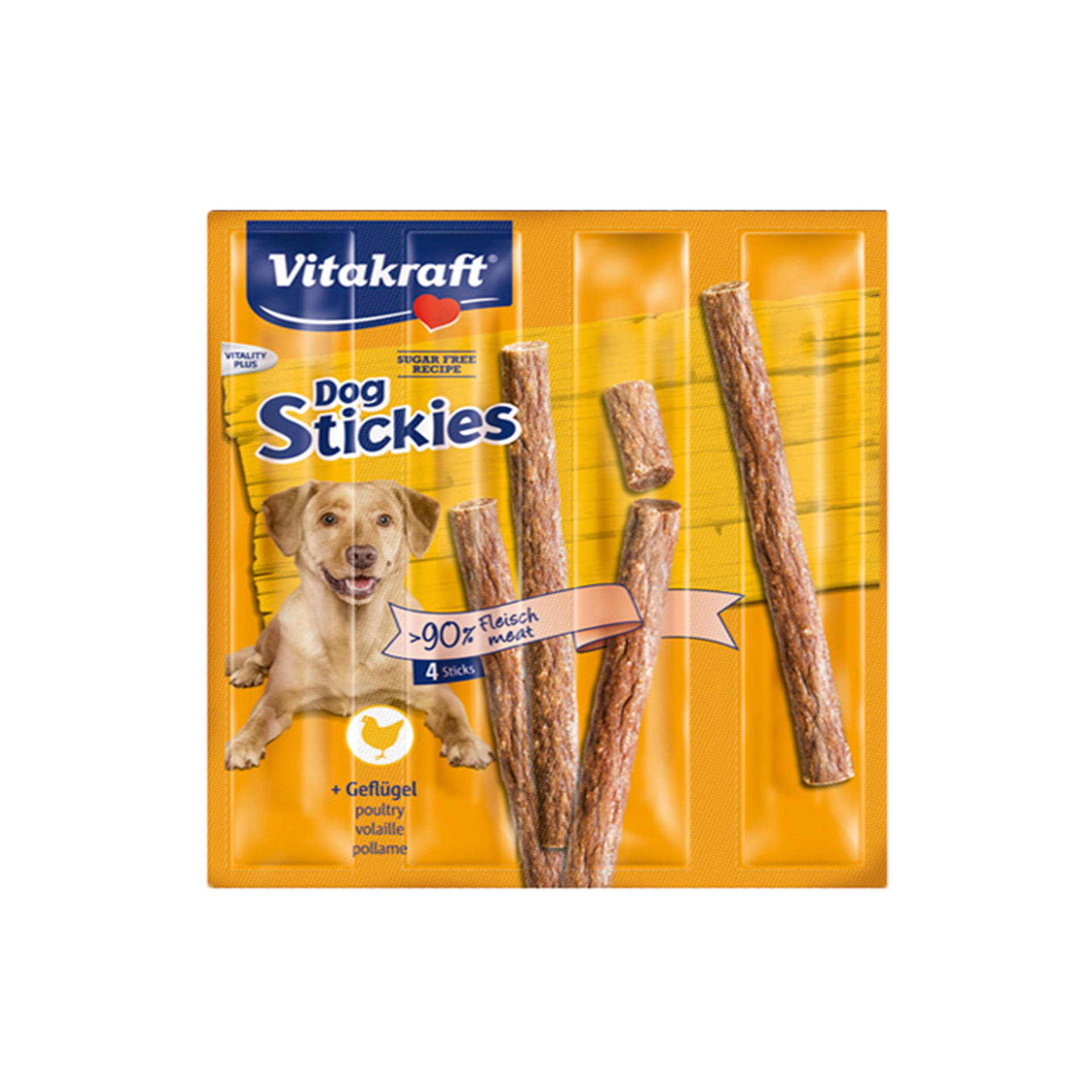 Snack Para Cão Stickies+Aves VITAKRAFT