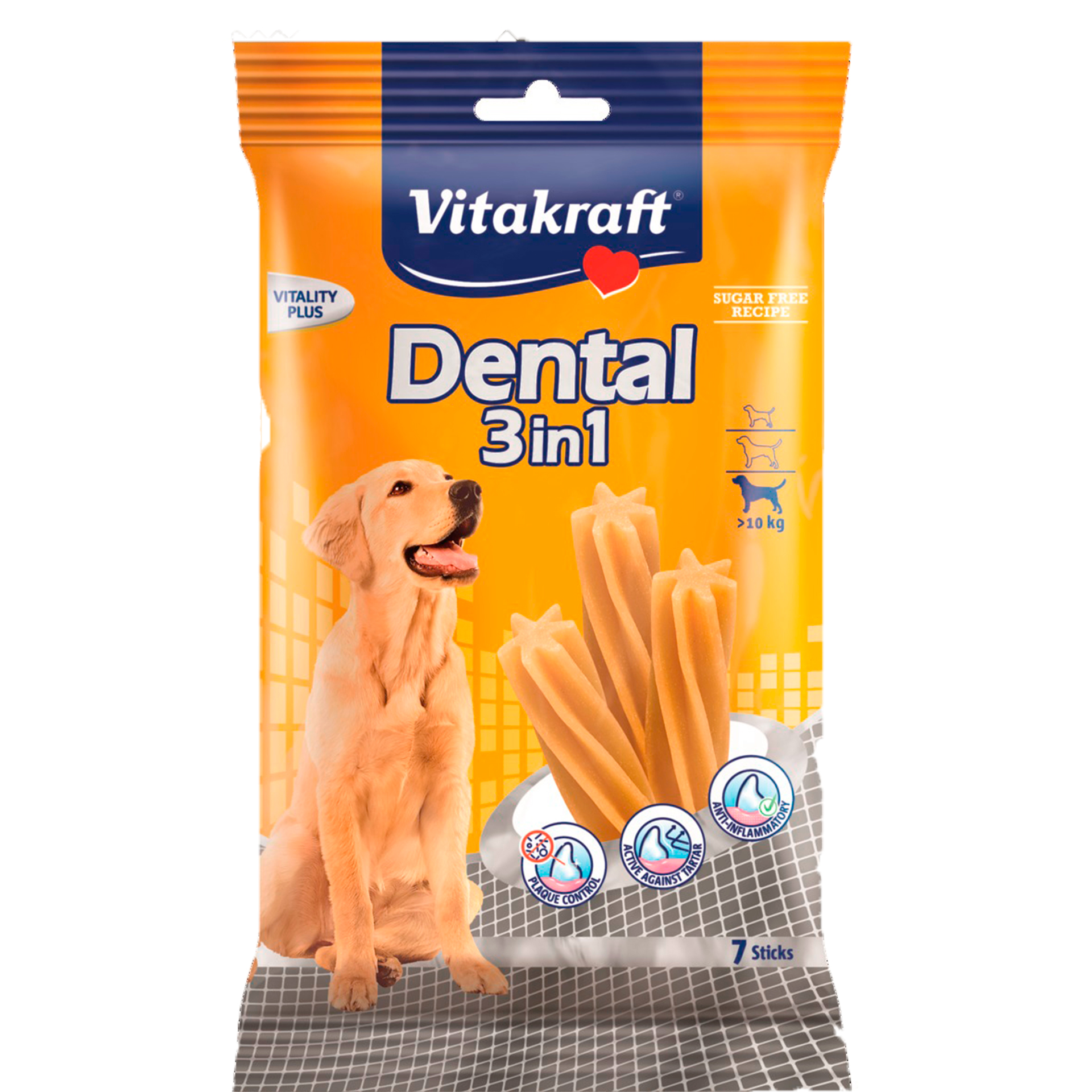 Snack Cão Dental Vita 2Em1 Cao Med 180 G VITAKRAFT