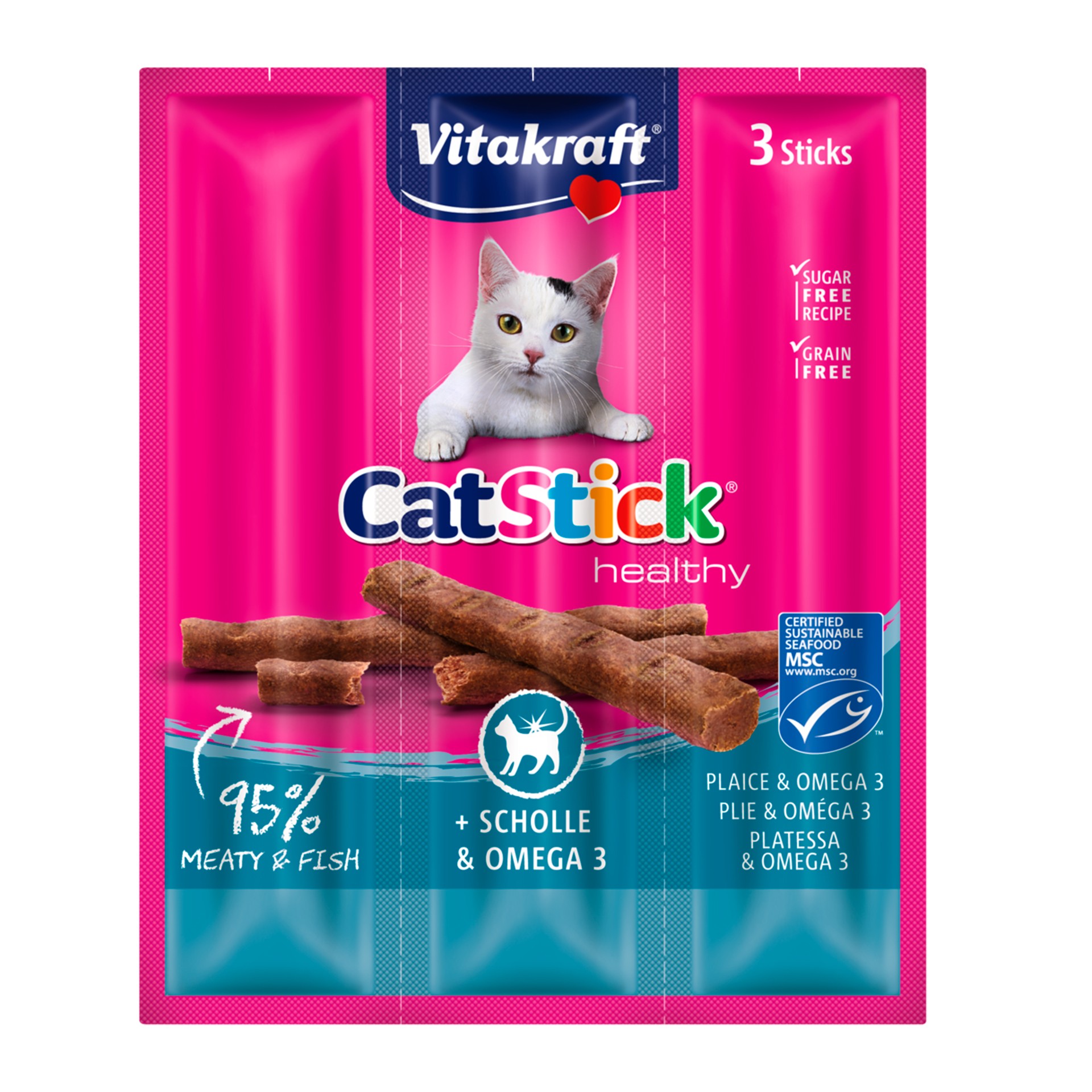 Snack Para Gato Stick Peix E Omeg 3 18 G VITAKRAFT
