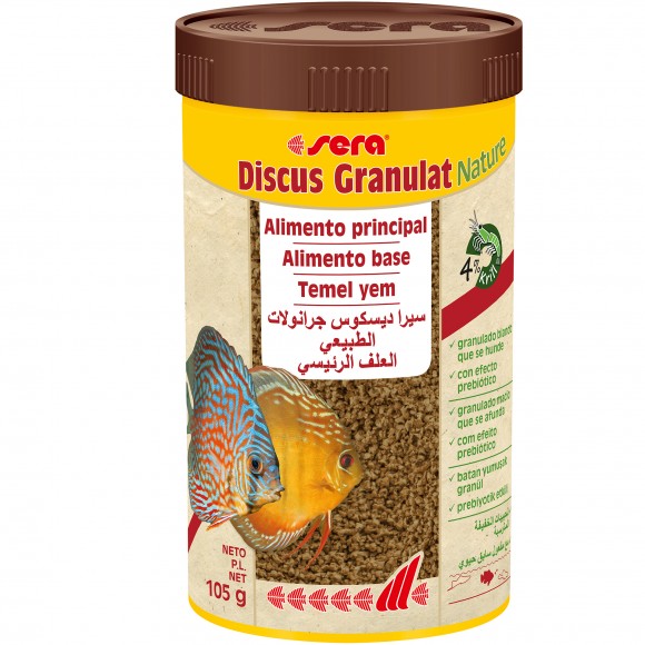 ALIMENTOS PARA DISCUS GRANULADO 250 ML