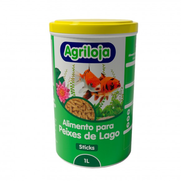 ALIMENTO P/PEIXES DE LAGO 1 L