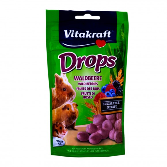 Snack P/Roedores Drops Frutos do Bosque 75 G VITAK Snack P/Roedores Drops Frutos do Bosque 75 G VITAK