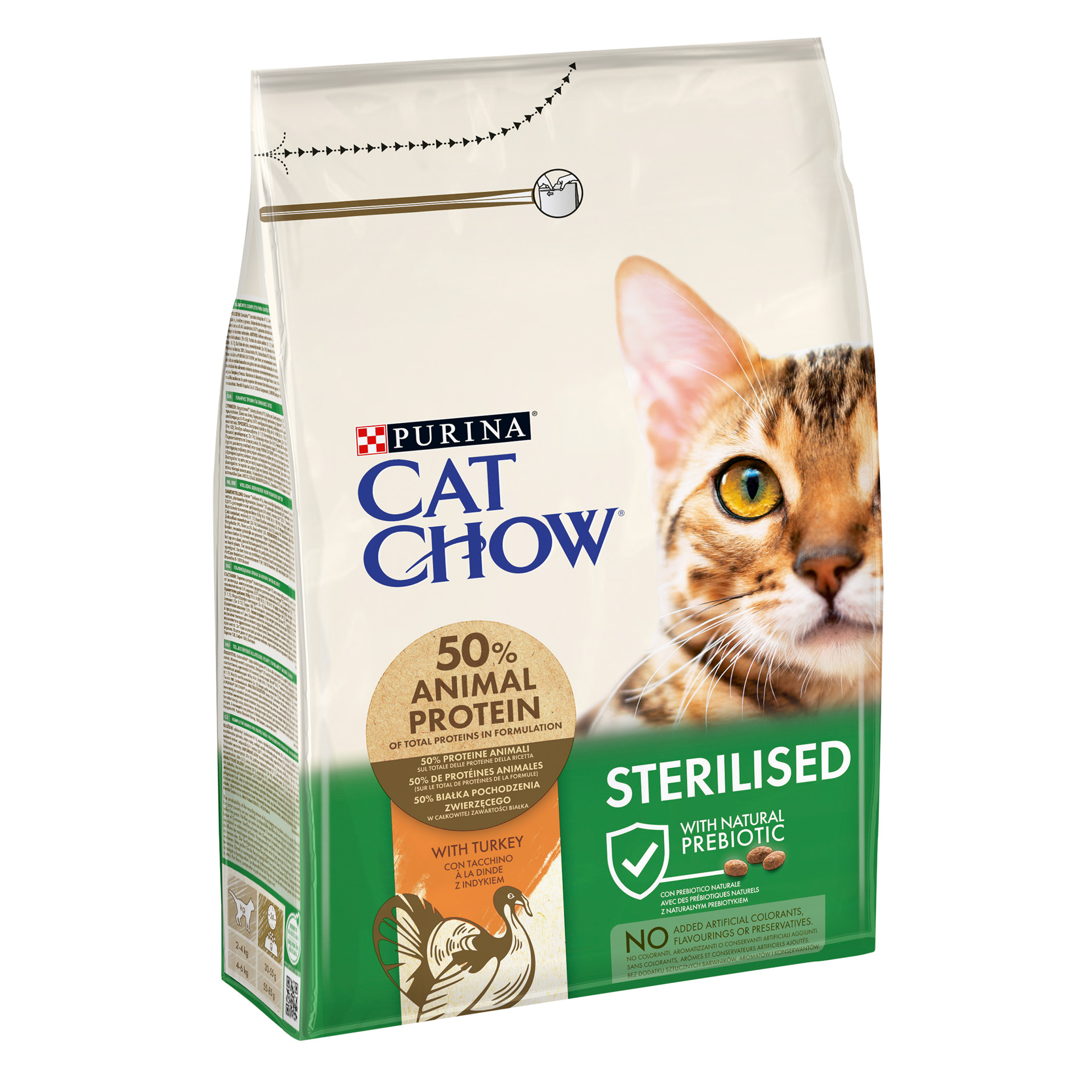 ALIMENTO SECO PARA GATO ESTERILIZADO PERÚ 3 KG