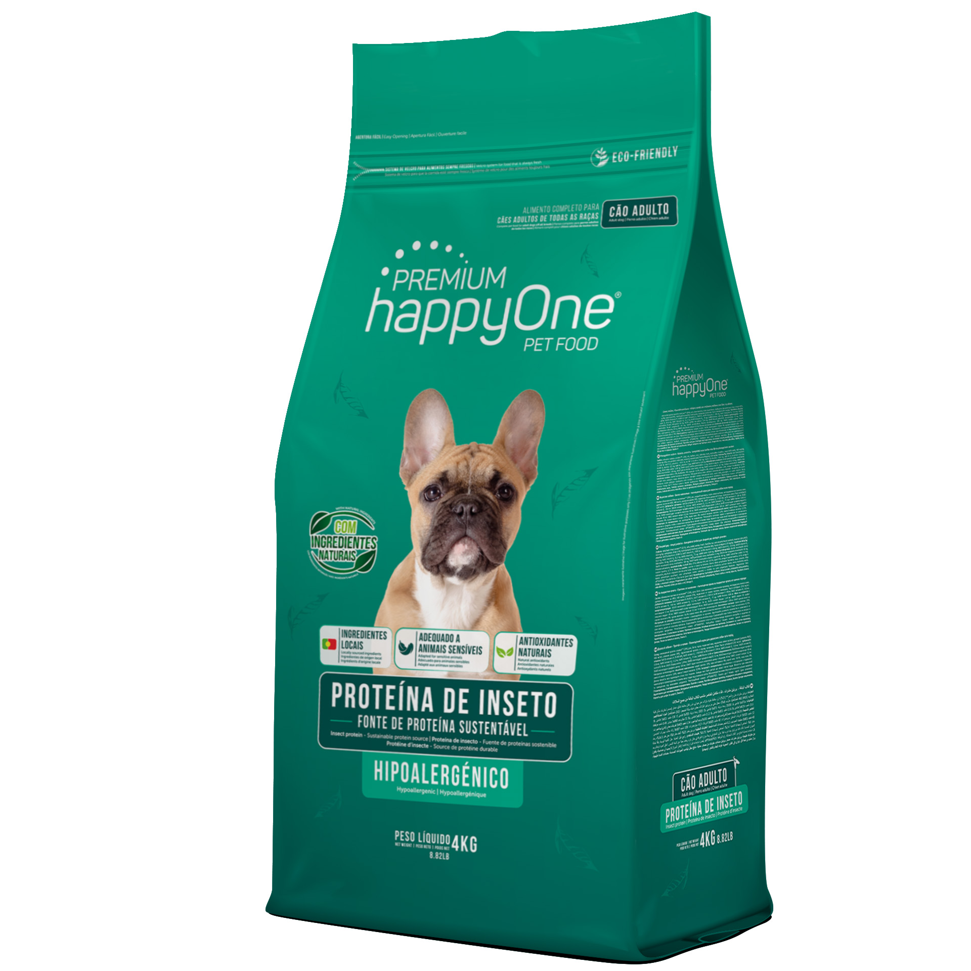 Alim Sc Cão Premium Insetos 4 KG HAPPYONE PREMIUM