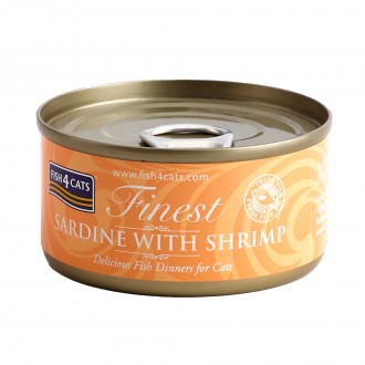 ALIMENTO HMIDO PARA GATO SARDINHA E CAMARO 70 G